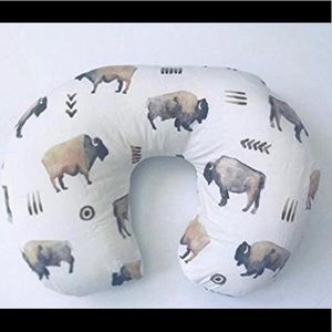 Boppy pillow with 2 boy covers